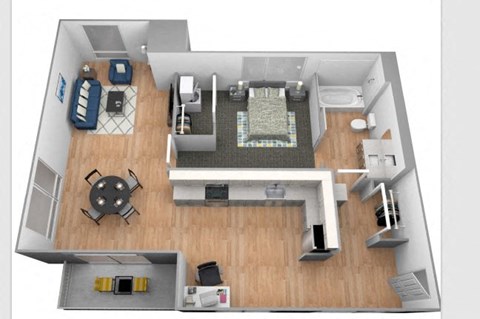 Spilt Rock Floor plan at Shakopee Flats, Shakopee, 55379